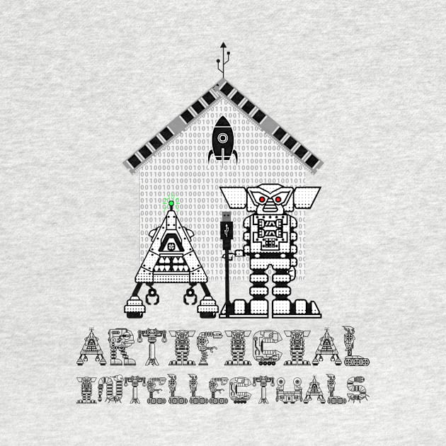 Artificial Intellectuals Funny Robotics by funfun